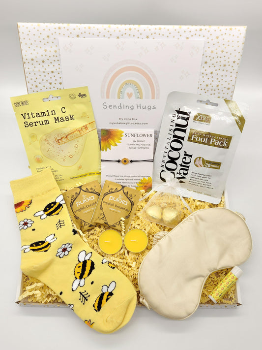 Bumble Bee & Sunflower Hug in a Box Gift