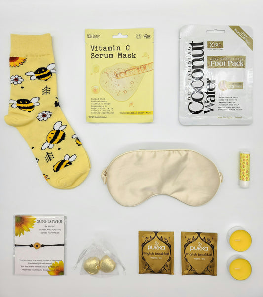 Bumble Bee & Sunflower Hug in a Box Gift